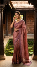 ORGANZA EMBROIDERY CUTWORK SAREE