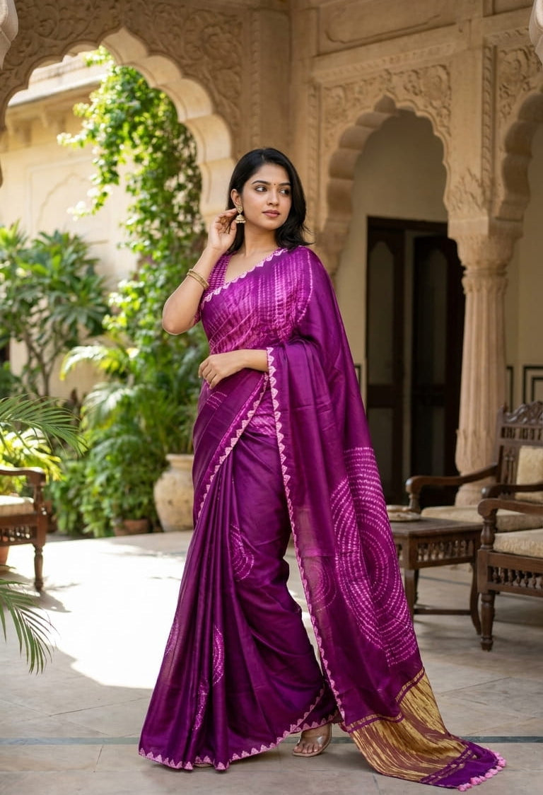 PURE MODAL SILK SAREE