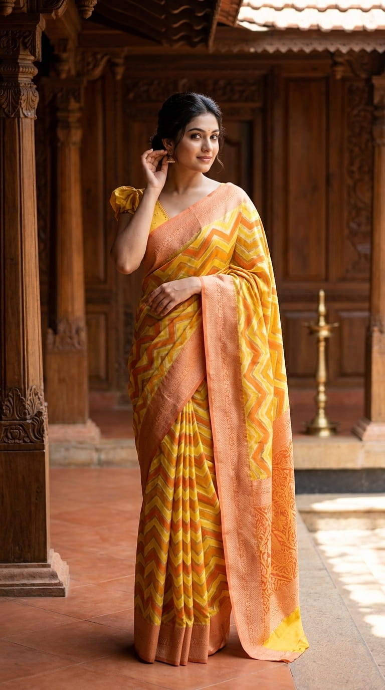 GEORGETTE BANARASI SAREE