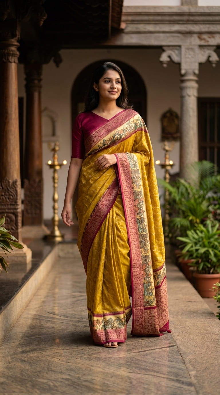 GIRAFF SILK SAREE