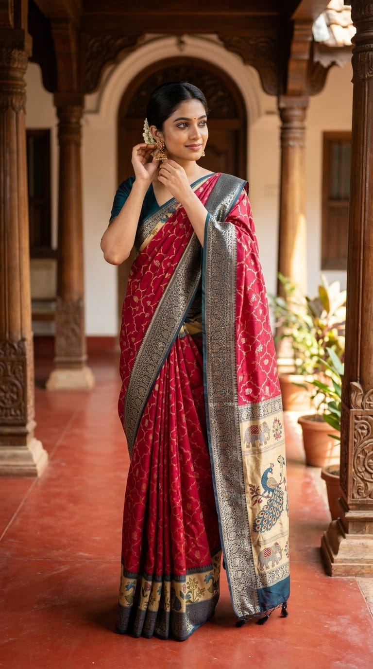GIRAFF SILK SAREE