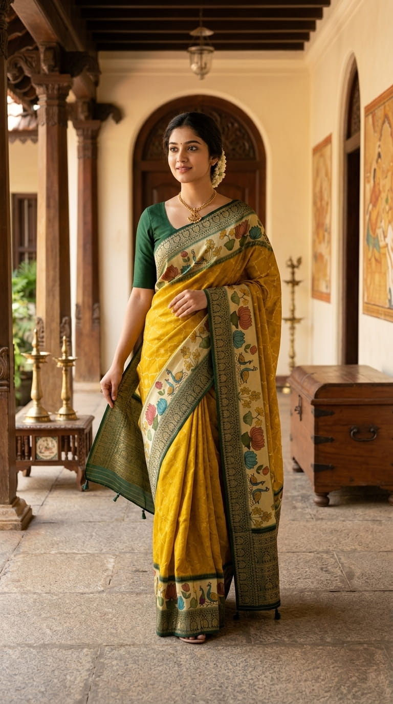 GIRAFF SILK SAREE
