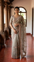 TISSUE ORGANZA SAREE