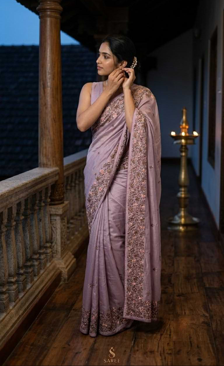 BLENDED TUSSAR SAREE