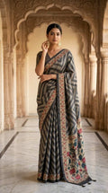 BLENDED TUSSAR SILK SAREE