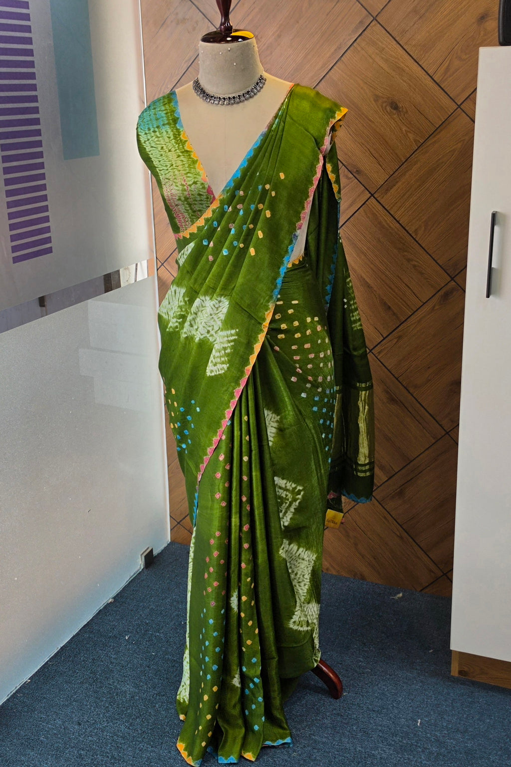 PURE MODAL SATINE SILK SAREE